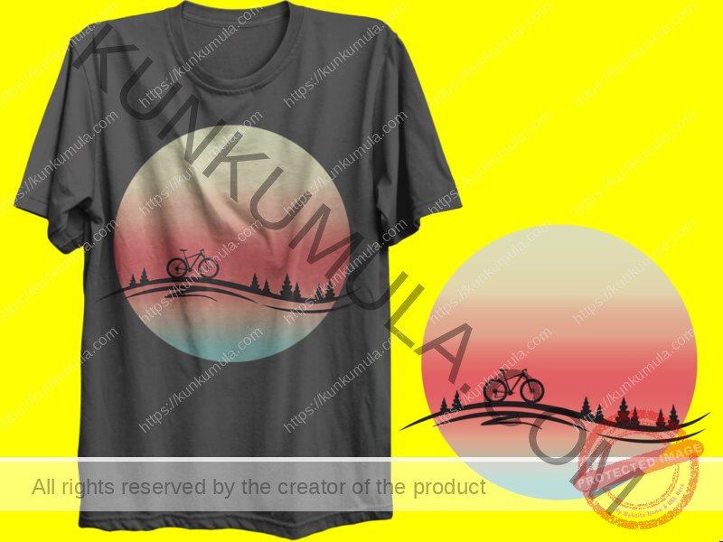 Bike 2 Artwork | Premium T-Shirt Design for Kids, Children & Adults | PNG, AI, EPS, PSD, JPG & More