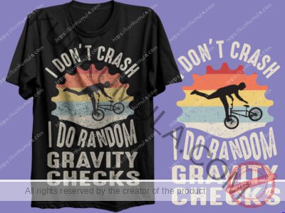 I Do not Crash I Do Random Gravity Check Artwork | Artwork In PNG| Ai-File| EPS | HTML | PSD | JPG | for T-shirts, hoodies, tote bags, wall art, stickers, mugs, and more