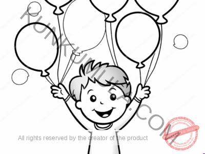07-15 | With Your Kids | Family Fun | Print & Color Kids Coloring Page PNG High Resolution