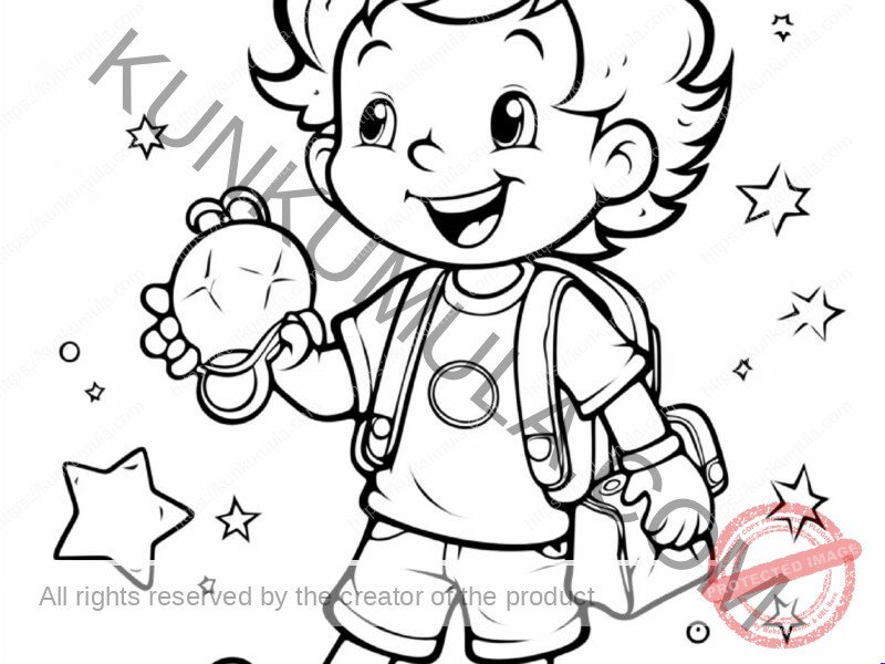 07-93 | With Your Kids | Family Fun | Print & Color – High Resolution Kids Colouring Page