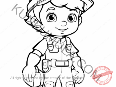 07-94 | With Your Kids | Family Fun | Print & Color – High Resolution Kids Colouring Page JPG