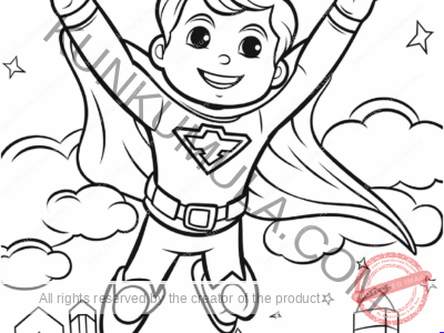 07-99 | With Your Kids | Family Fun | Print & Color – High Resolution Kids Colouring Page