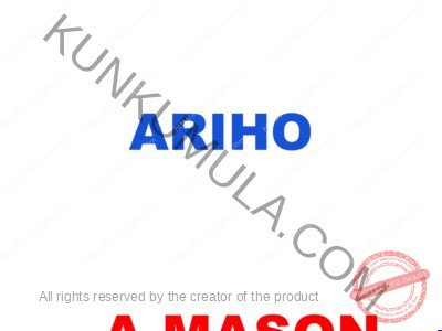 My Name is ARIHO A Mason