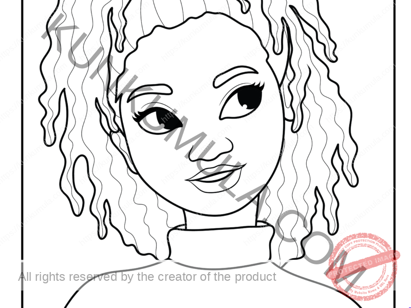 Afro Kids Artboard 9 | With Your Kids | Family Fun | Print & Color