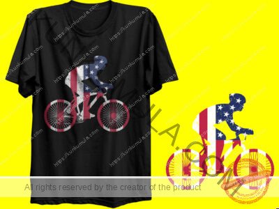 American Bike Artwork | Artwork In PNG| Ai-File| EPS | HTML | PSD | JPG | for T-shirts, hoodies, tote bags, wall art, stickers, mugs, and more