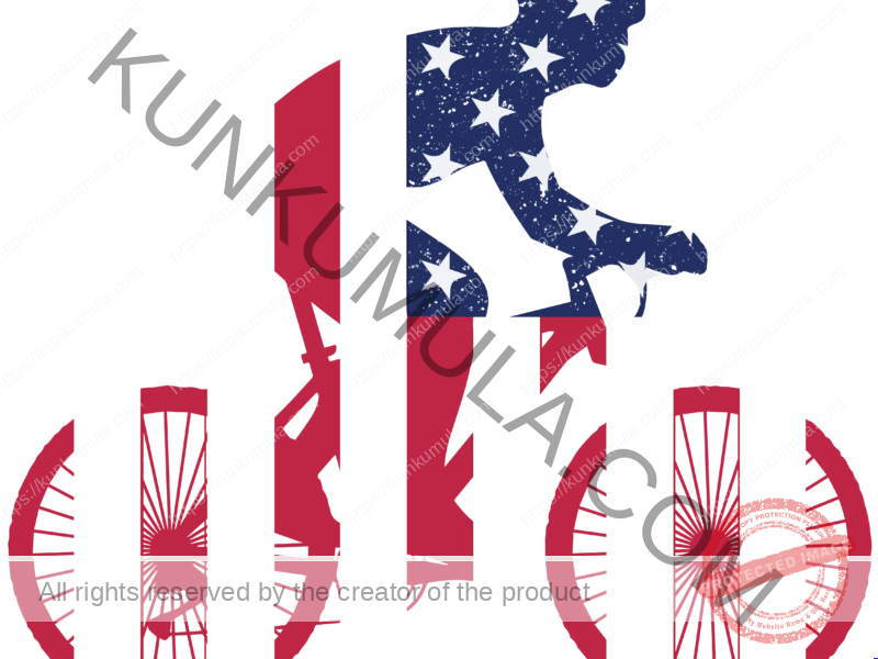 American Bike Artwork | Artwork In PNG| Ai-File| EPS | HTML | PSD | JPG | for T-shirts, hoodies, tote bags, wall art, stickers, mugs, and more