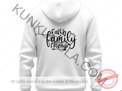 Faith Family Friends Art Work | PNG, DXL & AI | Premium Design for T-Shirts, Hoodies, Mugs & More