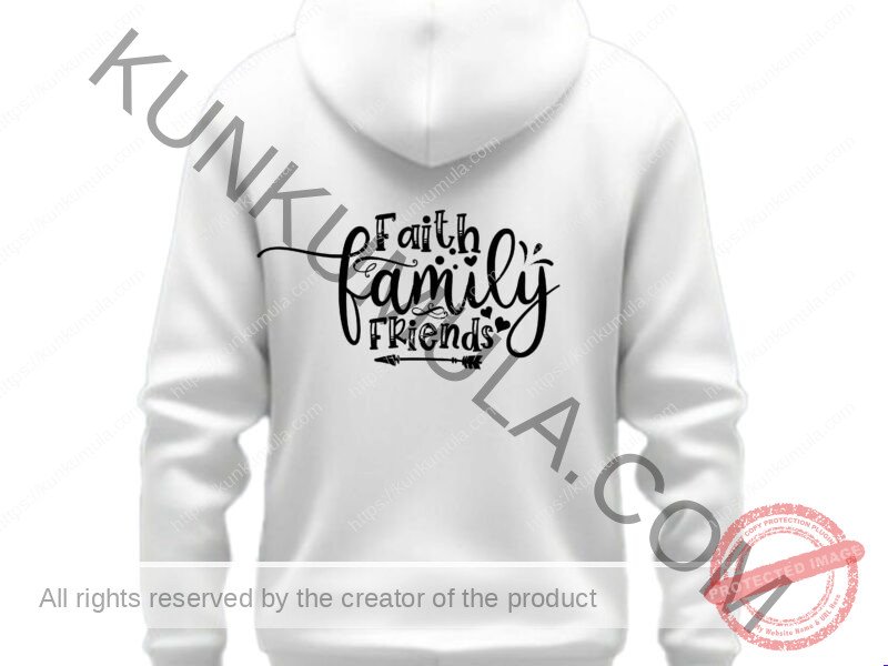 Faith Family Friends Art Work | PNG, DXL & AI | Premium Design for T-Shirts, Hoodies, Mugs & More