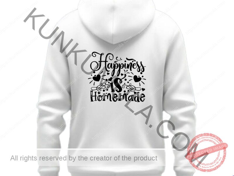 Happiness Is Homemade Art Work | PNG, DXL, AI | For T-Shirts, Hoodies, Tote Bags, Wall Art, Stickers, Mugs & More