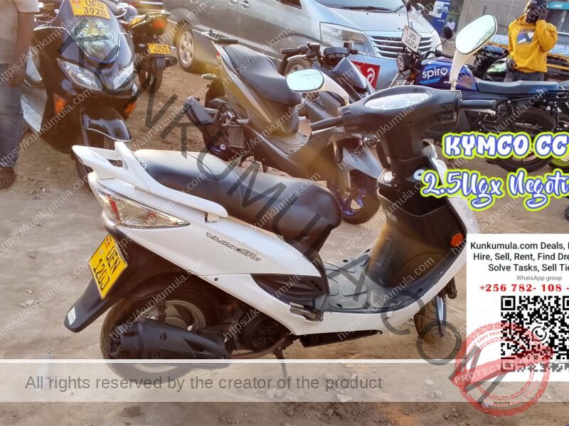 KYMCO CC125 – Gently Used Japan Motorcycle – UGX 2,500,000 (Negotiable)
