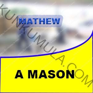 MATHEW | AM A MASON FROM UGANDA