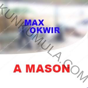 AM MAX OKWIR | A MASON IN UGANDA
