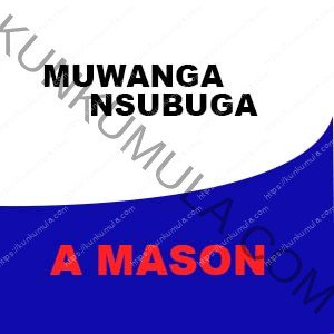AM MUWANGA NSUBUGA A MASON FROM UGANDA VERY PASSIONATE A BOUT BUILDING