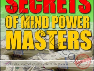 Money Making Secrets of Mind Power Masters Book In Pdf