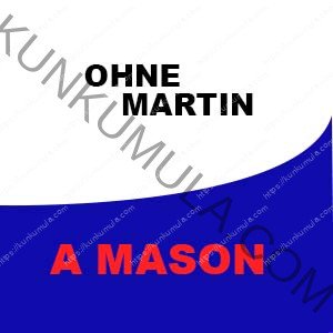 OHNE MARTIN AM A MASON FROM UGANDA