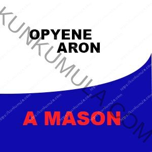 OPYENE ARON A MASON FROM UGANDA