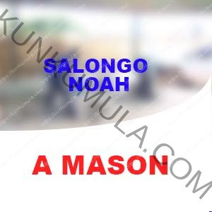 SALONGO NOAH A MASON IN UGANDA