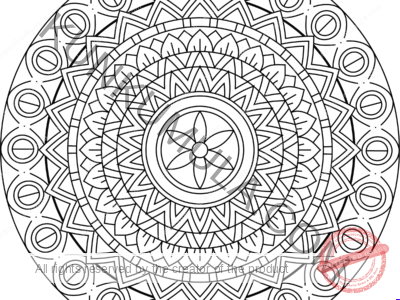 SWMandala7 | Color With Your Kids | Family Fun | Print & Color