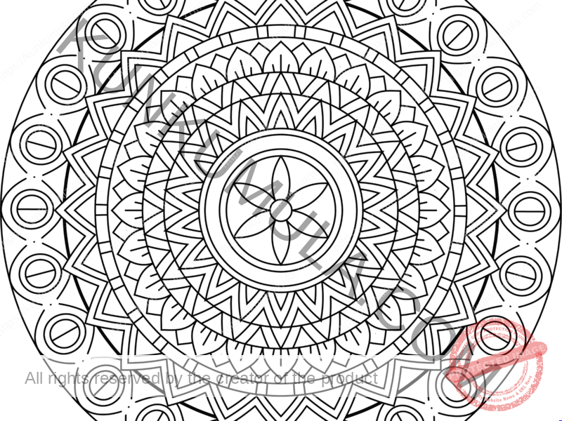 SWMandala7 | Color With Your Kids | Family Fun | Print & Color