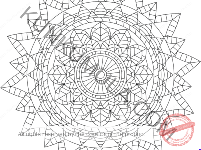 SWMandala8 | Color With Your Kids | Family Fun | Print & Color