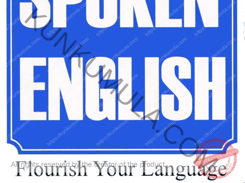 Spoken English Flourish Your Language by Robert Carmen (Author) Book In Pdf