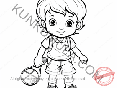 Sports 2 | With Your Kids | Family Fun | Print & Color | Kids Coloring Page