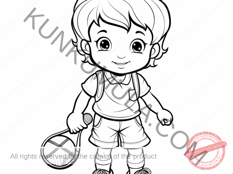Sports 2 | With Your Kids | Family Fun | Print & Color | Kids Coloring Page