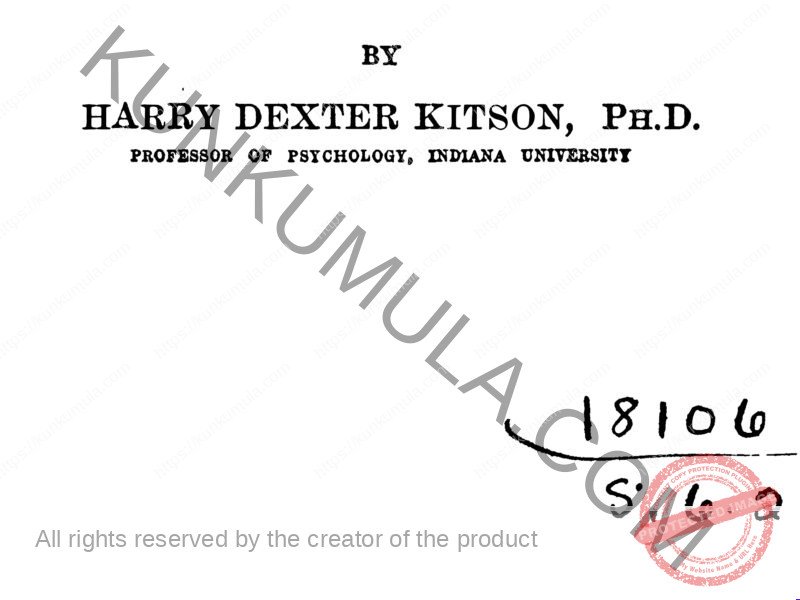 The Mind of the Buyer: A Psychology of Selling [ 1921 ] Book In Pdf