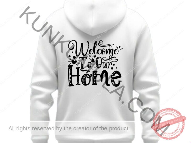 Welcome To Our Home Art Work | Artwork In Png, Dxl, Ai | for T-shirts, hoodies, tote bags, wall art, stickers, mugs, and more