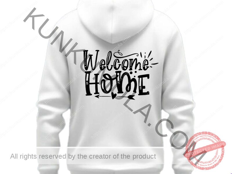 Welcome Home Art Work | Artwork In Png, Dxl, Ai | for T-shirts, hoodies, tote bags, wall art, stickers, mugs, and more