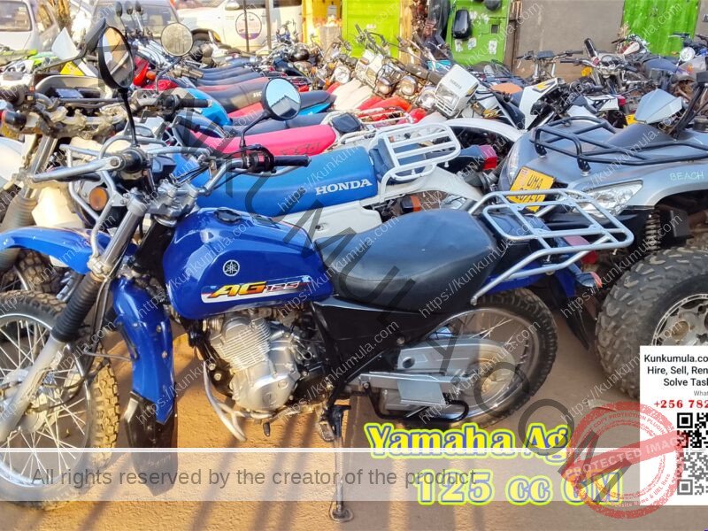 Yamaha AG 125cc – Gently Used Japan Motorcycle for Sale Price: UGX 6,000,000 (Approx. USD $1,643) – Negotiable