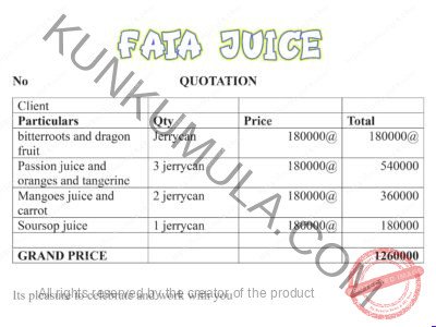 Fata Juice Services | Fresh, Natural Juice for Weddings, Parties & Special Events