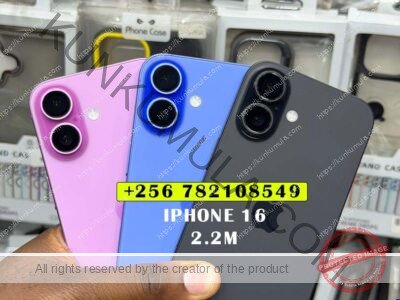 Iphone 16 at 2.2M Ugx Shillings Only