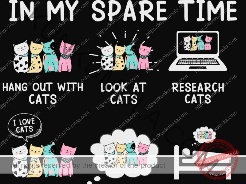 Things I Do In My Spare Time Artwork | Artwork In PNG| Ai-File| EPS | HTML | PSD | JPG | for T-shirts, hoodies, tote bags, wall art, stickers, mugs, and more ,