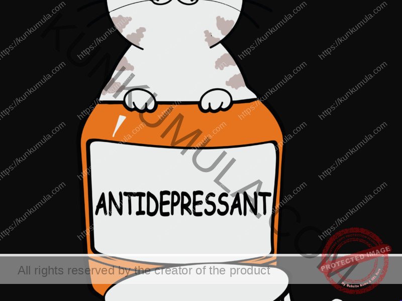 Anti Depressant Artwork | Artwork In PNG| Ai-File| EPS | HTML | PSD | JPG | for T-shirts, hoodies, tote bags, wall art, stickers, mugs, and more