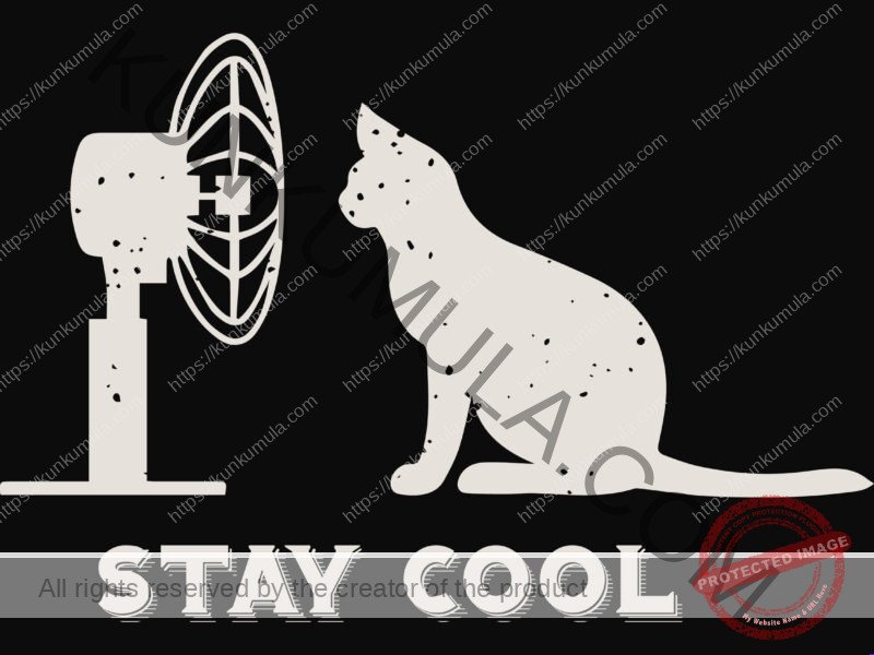Stay Cool Artwork | Artwork In PNG| Ai-File| EPS | HTML | PSD | JPG | for T-shirts, hoodies, tote bags, wall art, stickers, mugs, and more