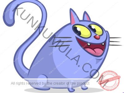 22 Cat Hello Artwork | Artwork Ai-File| EPS | JPG | for T-shirts, hoodies, tote bags, wall art, stickers, mugs, Flames and more