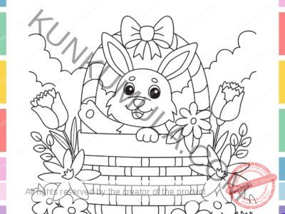 Easter Fun Activity One Page Book In Pdf