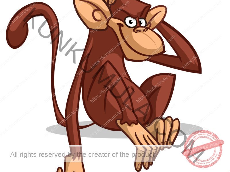 81 Monkey Artwork | Artwork Ai-File| EPS | JPG | for T-shirts, hoodies, tote bags, wall art, stickers, mugs, Flames and more