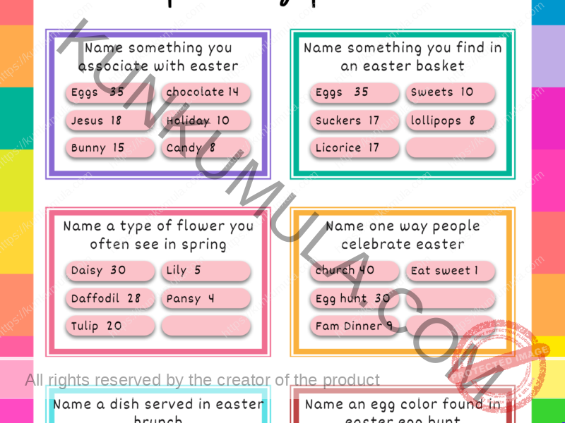 Easter Family Fend For Kids Fun | Kids Games