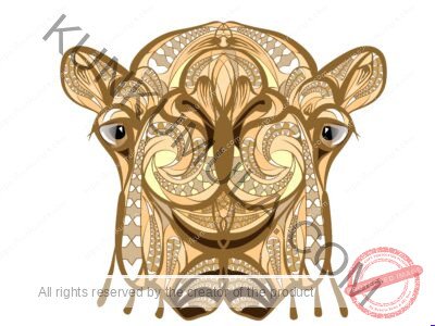 Ethnic Camel Artwork | Artwork Ai-File| EPS | JPG | for T-shirts, hoodies, tote bags, wall art, stickers, mugs, Flames and more