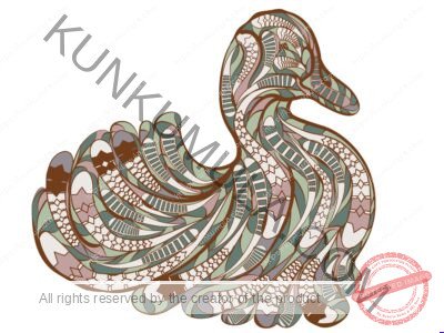 Ethnic Duck Wild Life In Birds Artwork | Artwork Ai-File| EPS | JPG | for T-shirts, hoodies, tote bags, wall art, stickers, mugs, Flames and more