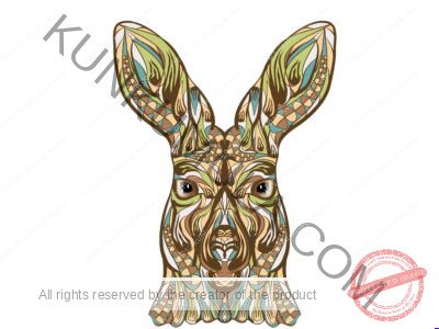 Ethnic Kangaroo WWild Life Animal Artwork | Artwork Ai-File| EPS | JPG | for T-shirts, hoodies, tote bags, wall art, stickers, mugs, Flames and more