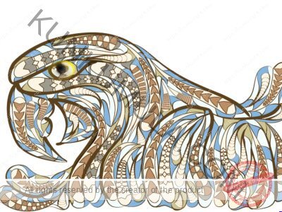 Ethnic Parrot Artwork | Artwork Ai-File| EPS | JPG | for T-shirts, hoodies, tote bags, wall art, stickers, mugs, Flames and more