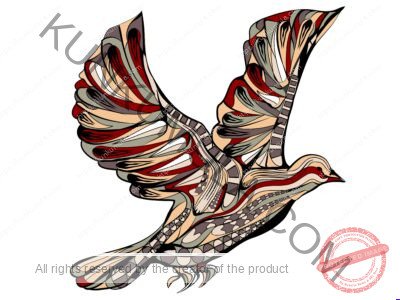 Ethnic Pigeon Wild Life Artwork | Artwork Ai-File| EPS | JPG | for T-shirts, hoodies, tote bags, wall art, stickers, mugs, Flames and more